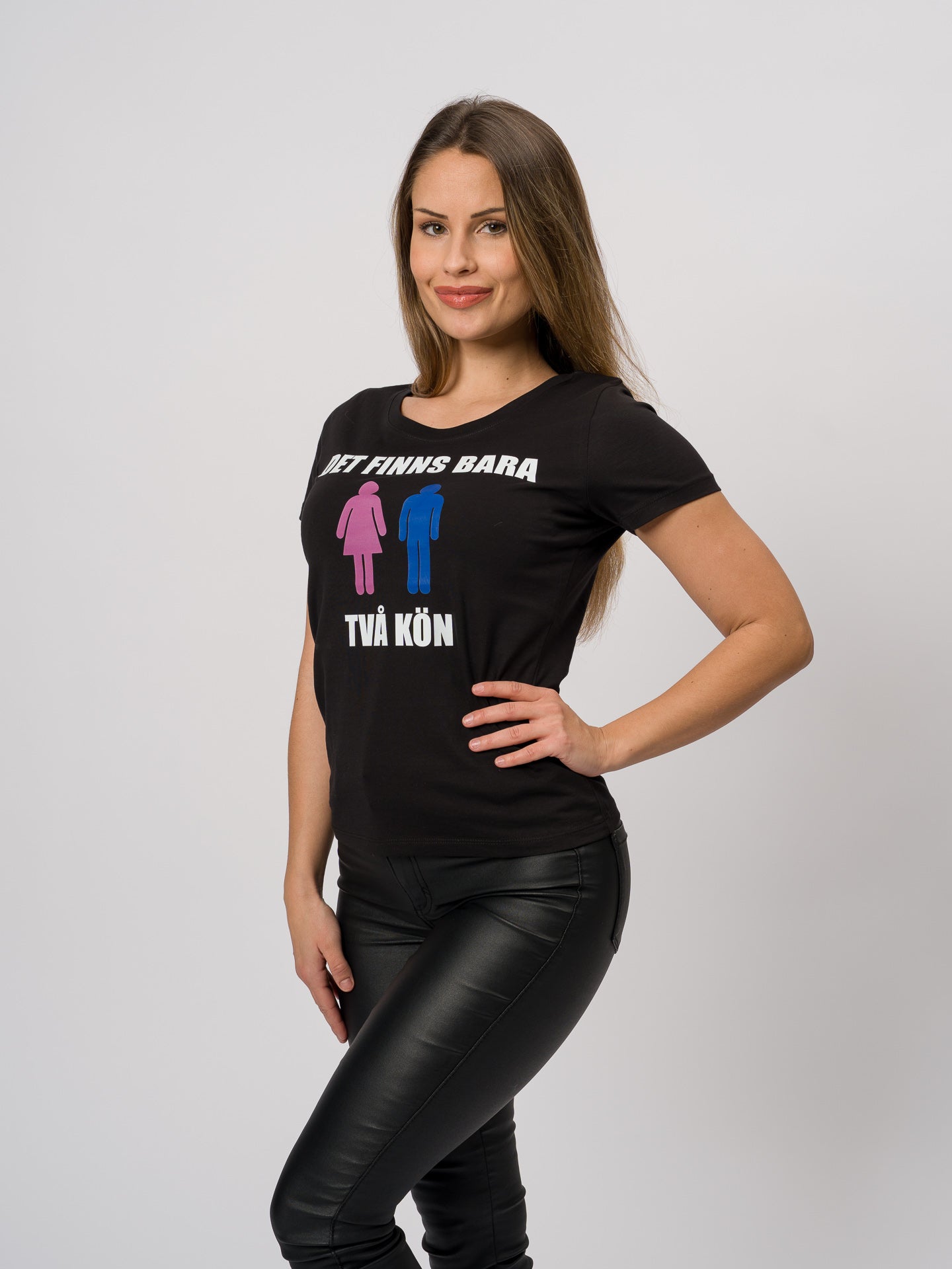 Det finns bara två kön, t-shirt, dam